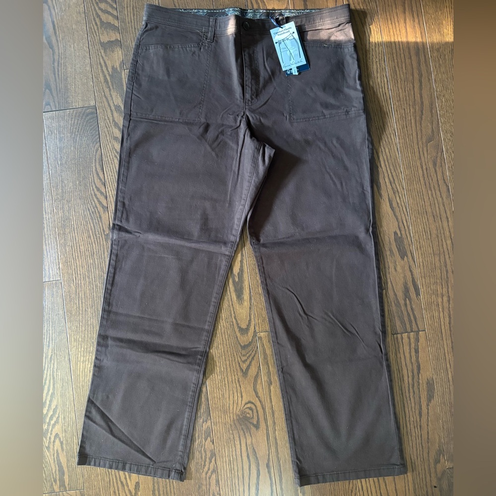 Gloria Vanderbilt New Tags Comfort Fit Mid Rise Pants Brown Size 18 Average